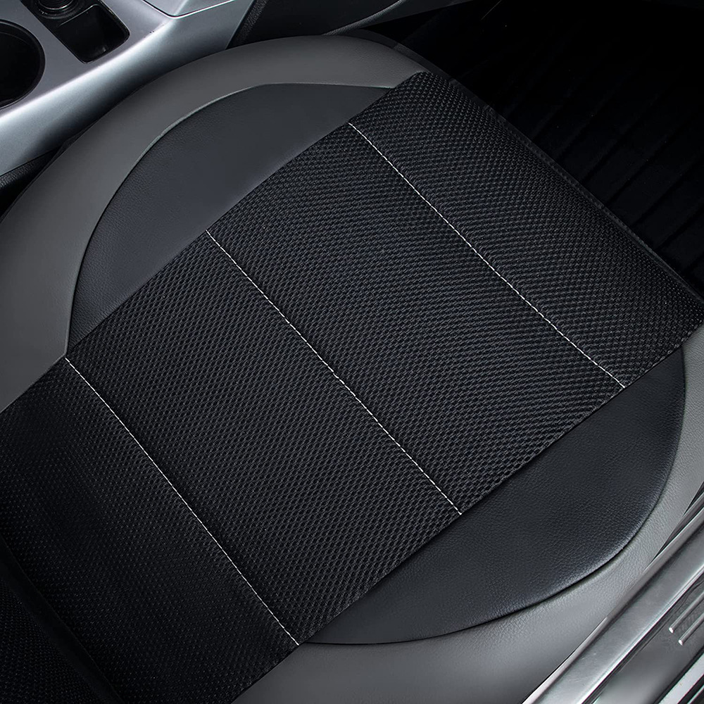 Housse de siège de voiture en  - Leather Car Seat Covers Full Set Universal avis et prix