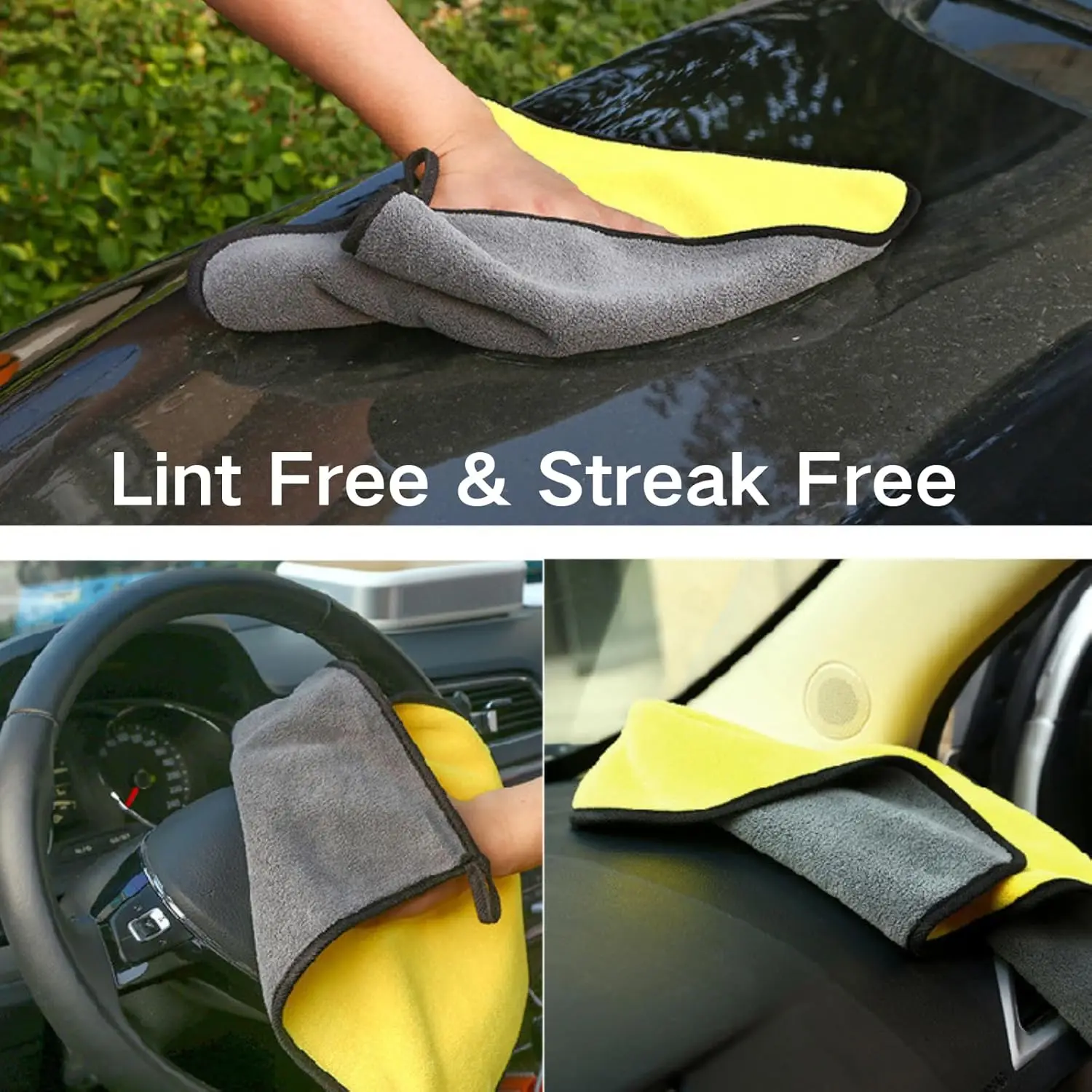 Serviettes de nettoyage de voi - Microfiber Car Drying Towel Super Absorbent avis et prix
