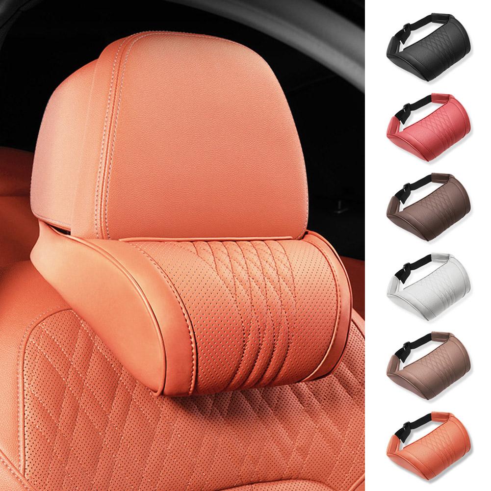 Coussin de repose-tête en cuir - Memory Foam Car Neck Pillow Lumbar Support avis et prix